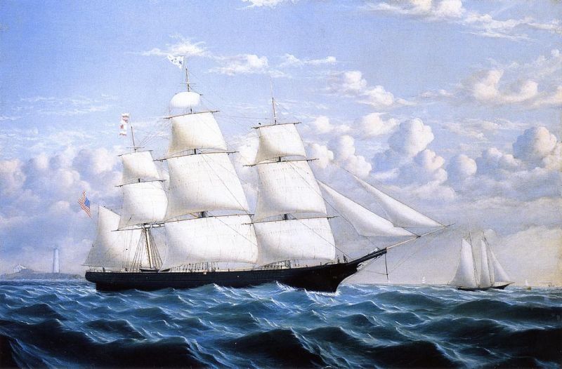 William Bradford Clipper Ship 'Northern Light' of Boston